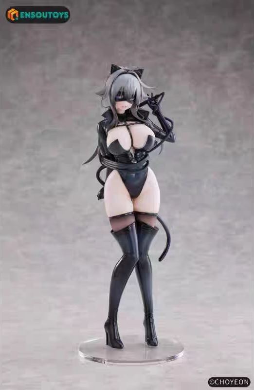 ENSOUTOYS X Pink Rouge - Cat Woman Happy-chan 1/6 Figure (Licensed)Statue 