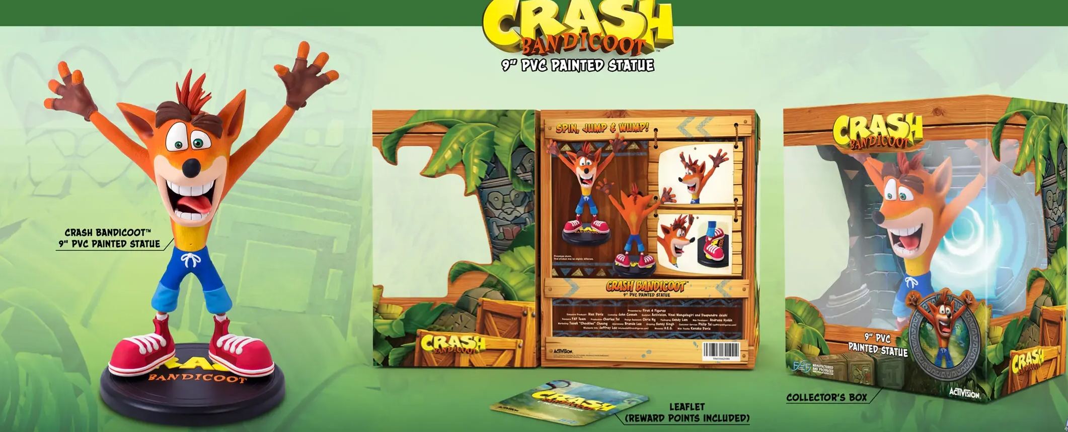 First 4 Figures - Crash Bandicoot Statue - CRASHBT (Licensed)Statue 