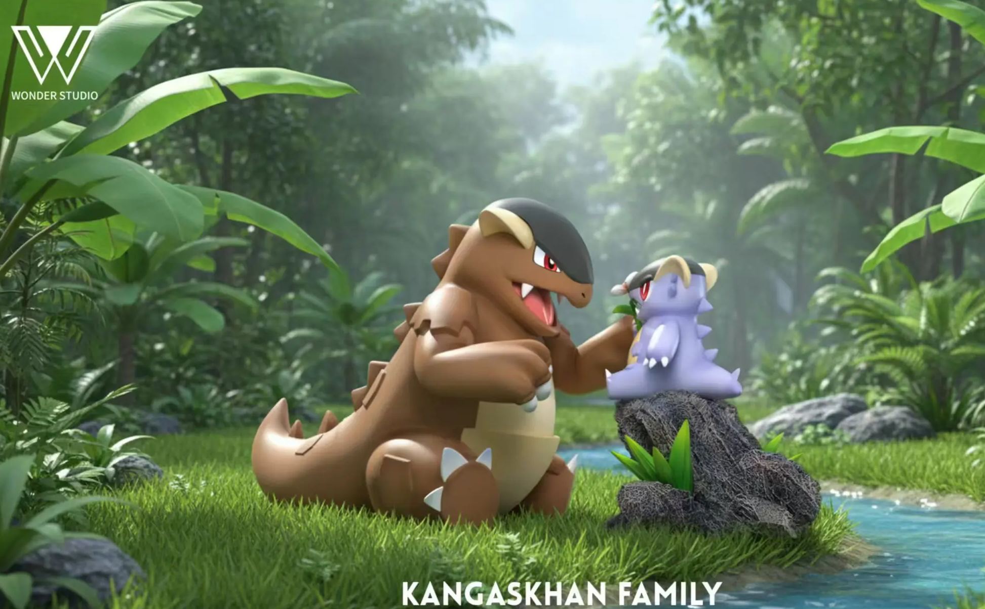 Wonder Studio -Pokemon Kangaskhan  Statue 