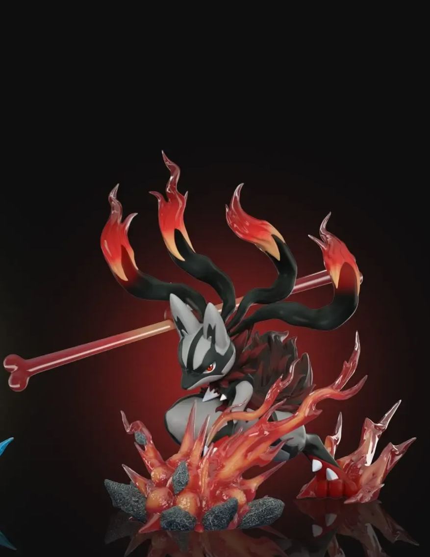 KELE Studio -  Pokemon Pokedex 1/20 Series 05 Mega Lucario Statue 