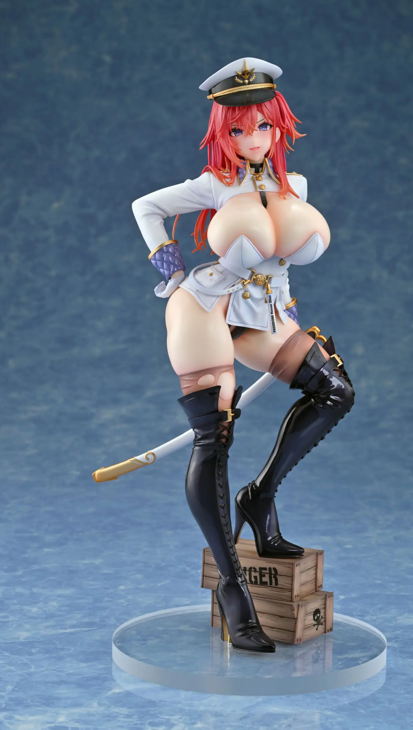 Pink Cat - Mataro Original Illustration Series Scarlet Officer Tatiana 1/6 Figure (Licensed)Statue 
