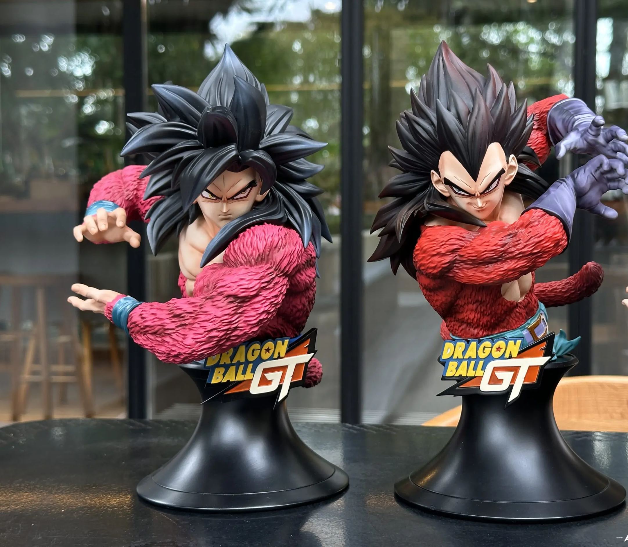 Ru Yun Studio - Super Saiyan 4 Goku Vegeta Bust Statue 
