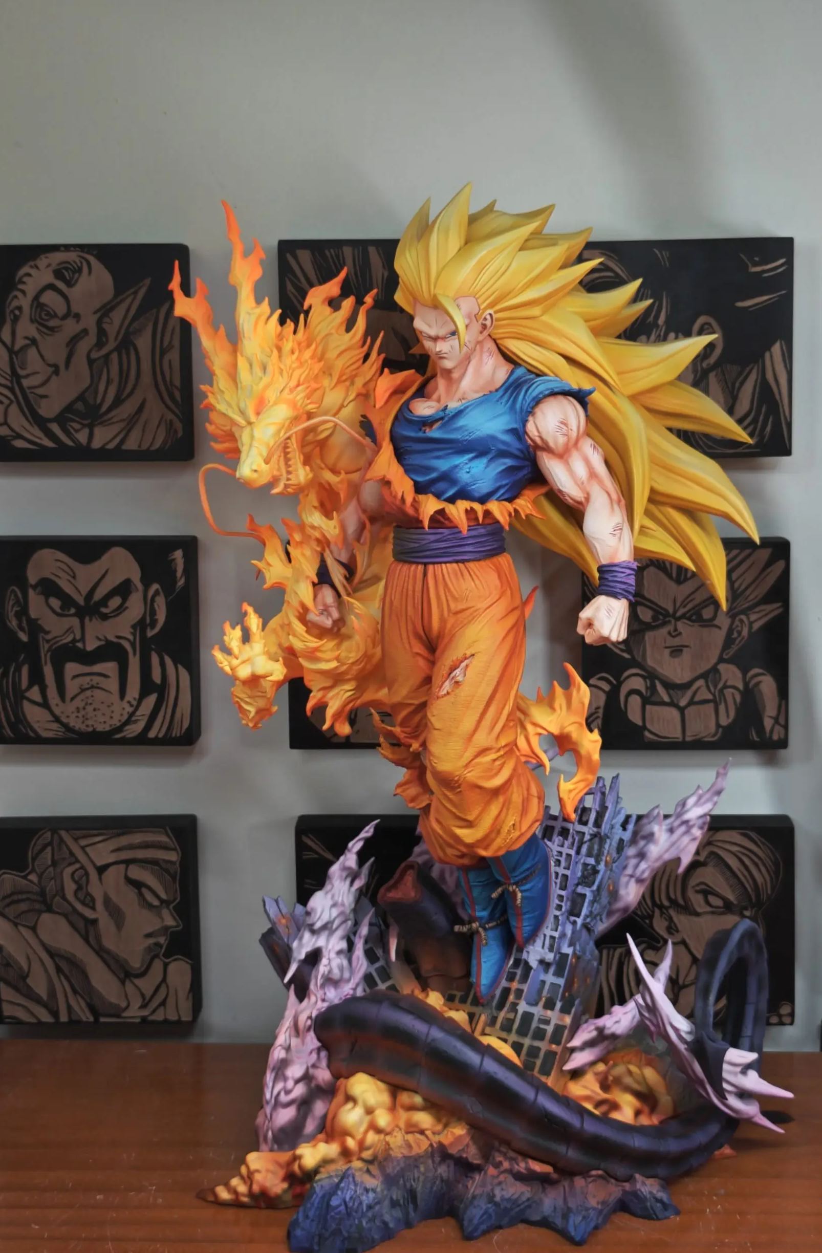 FXW Studio - Super Saiyan 3 Goku Dragon Ball Statue 