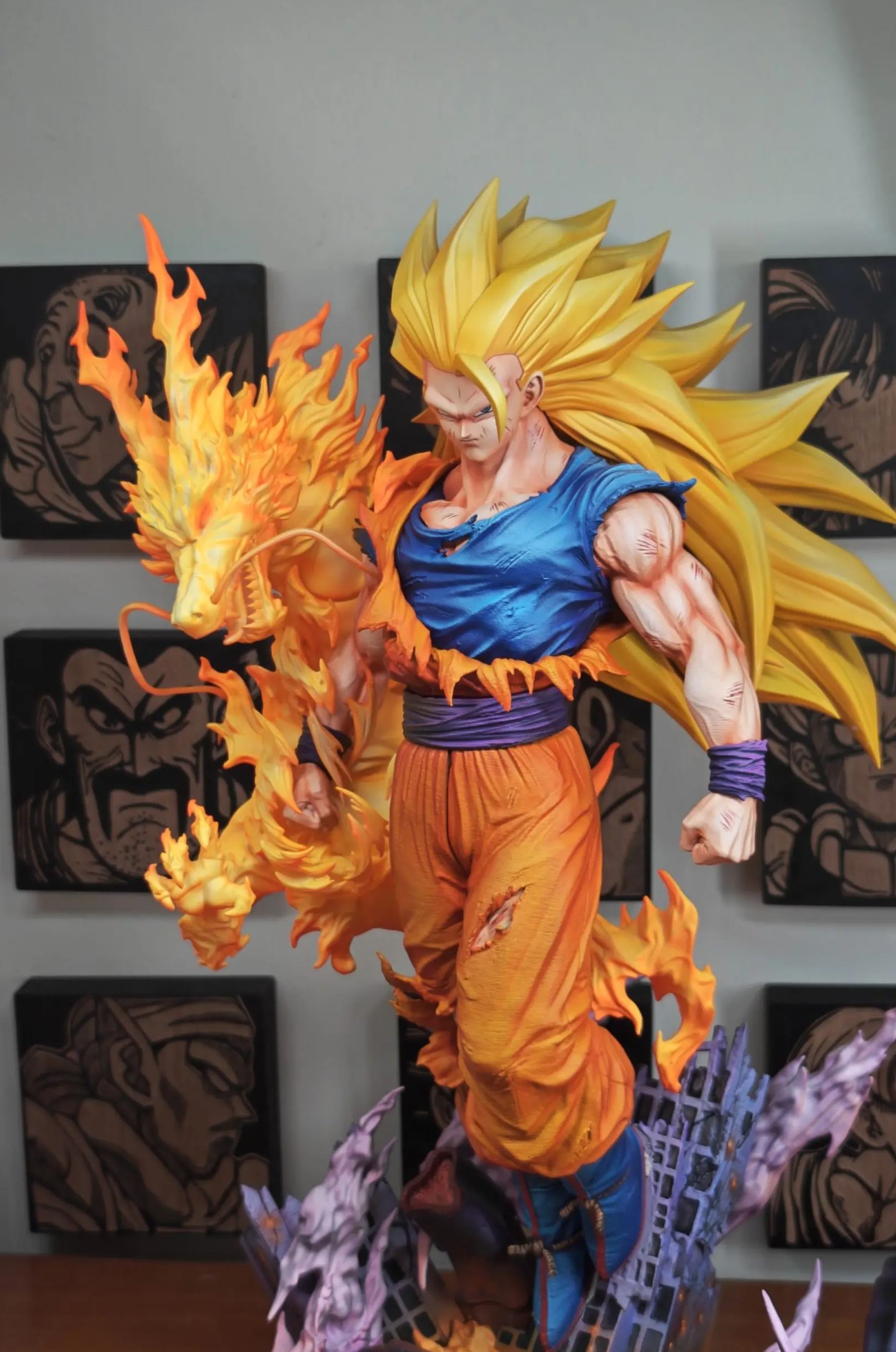 FXW Studio - Super Saiyan 3 Goku Dragon Ball Statue 
