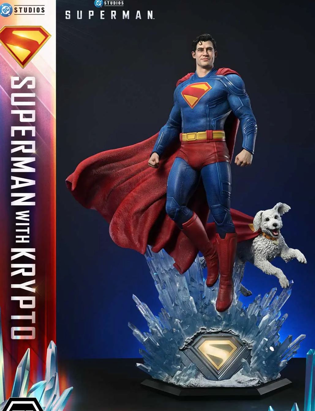 Prime 1 Studio - Real Elite Masterline Superman (2025 Film) Superman with Krypto REMDC-02 REMDC-02S (Licensed)Statue