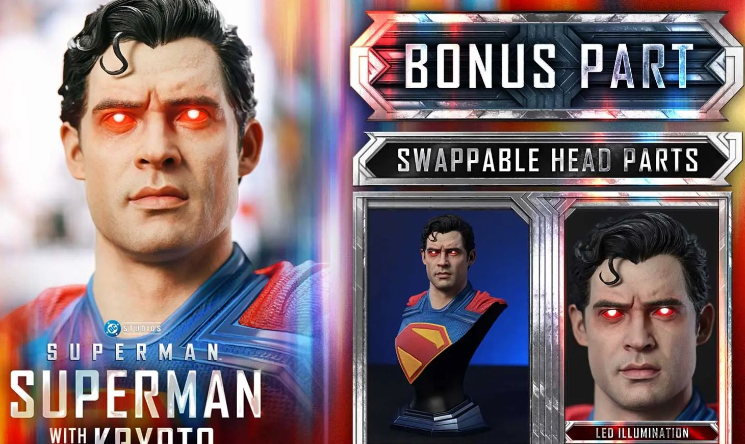 Prime 1 Studio - Real Elite Masterline Superman (2025 Film) Superman with Krypto REMDC-02 REMDC-02S (Licensed)Statue