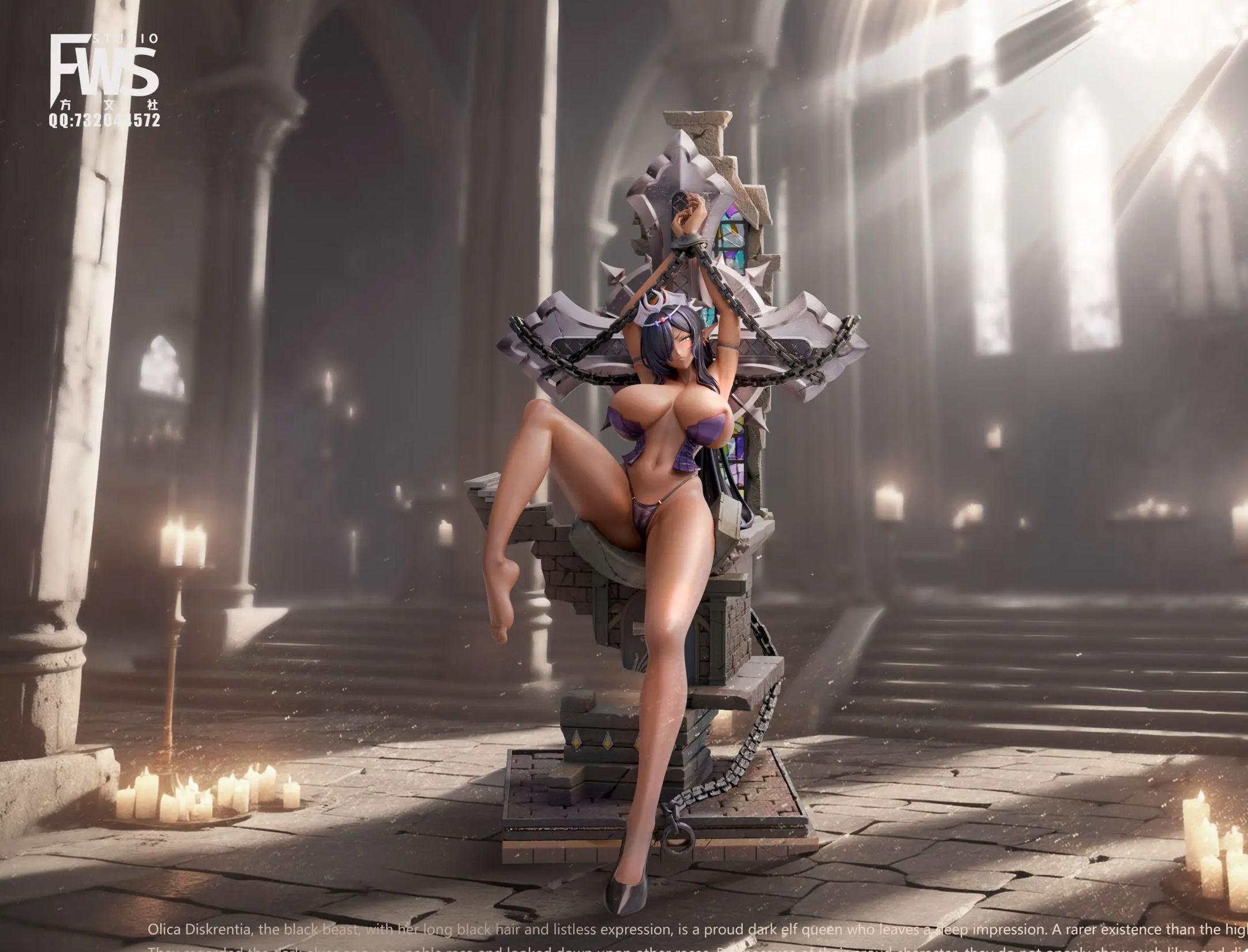 FWS Studio - Olica Diskrentia Kuroinua Statue 