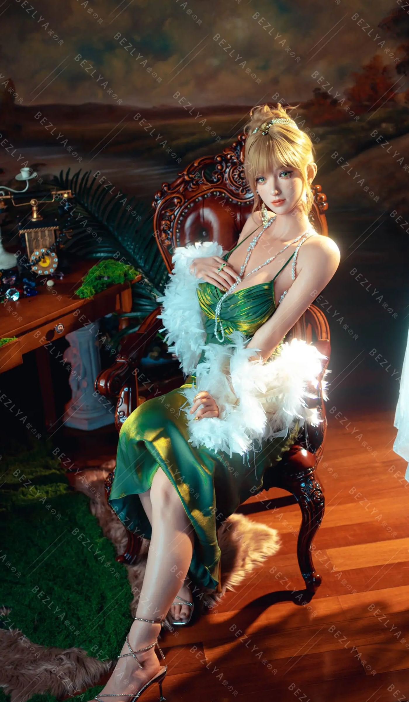 Bezlya - Baizhi ULTRA Makeup 1/1 Scale Silicone Doll (Licensed)Statue 