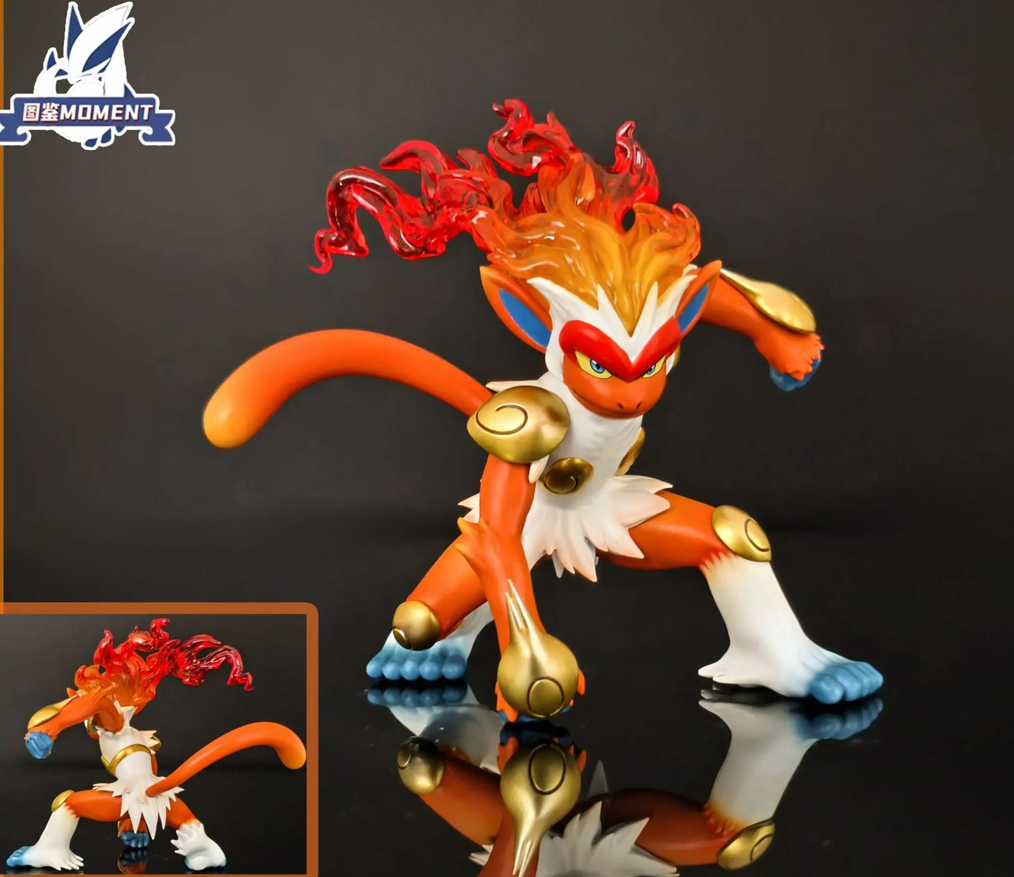 MOMENT Studio - Infernape Evolution Group Pokemon Statue 