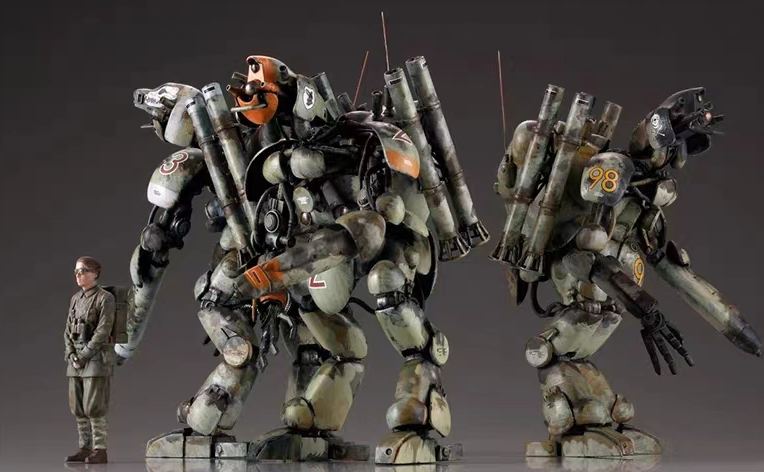 Kaiyodo - ARTPLA Maschinen Krieger Final Hund Set X Jerry Can Man 1/35 Plastic Model Action Figure (Licensed)