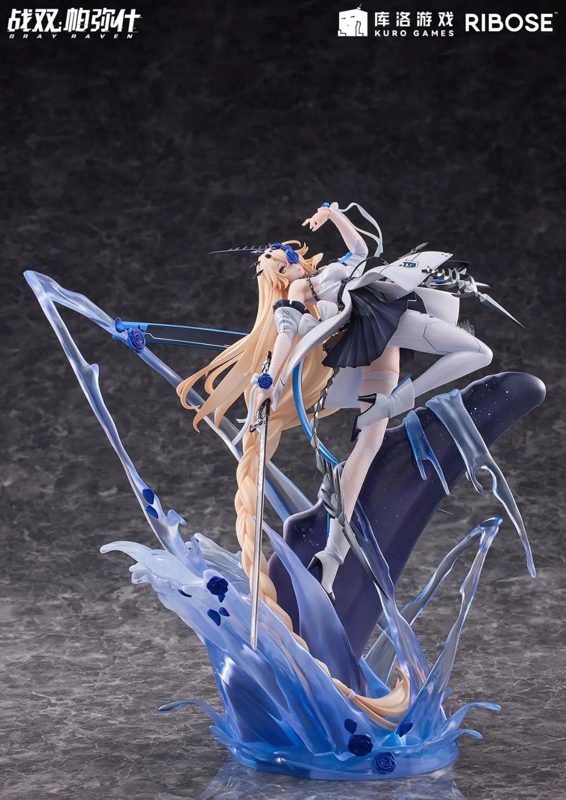 RIBOSE - Punishing: Gray Raven - Lucia - 1/7 - Crimson Abyss, Apocalyptic Cyan Ver. (Licensed)Statue 