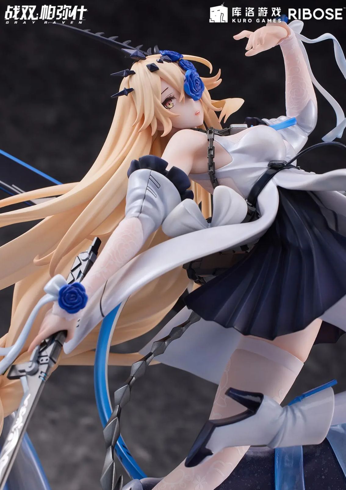 RIBOSE - Punishing: Gray Raven - Lucia - 1/7 - Crimson Abyss, Apocalyptic Cyan Ver. (Licensed)Statue 