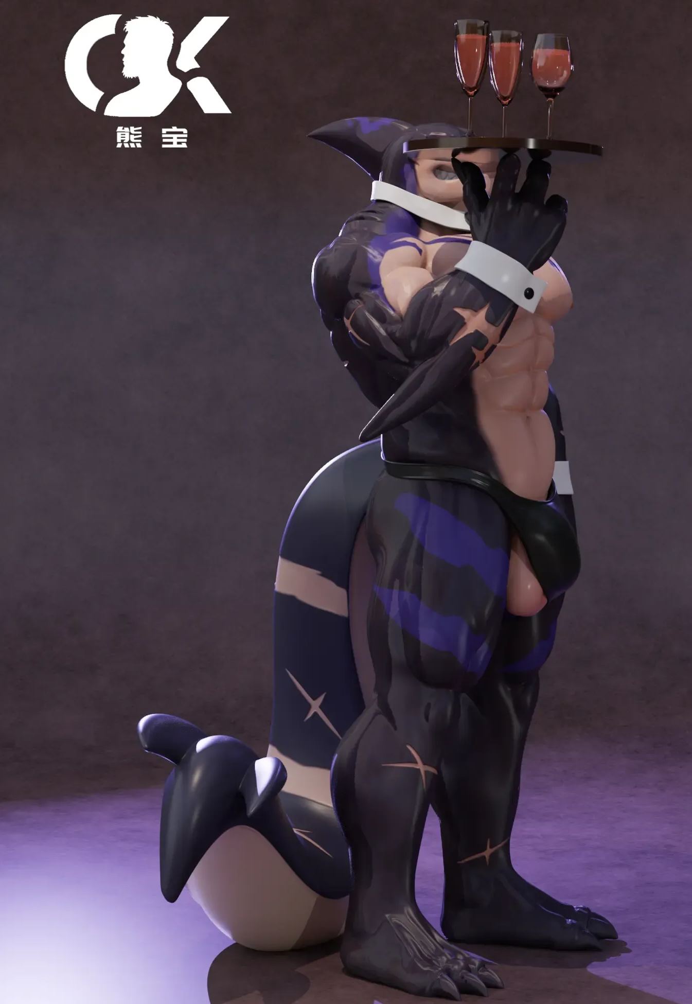 Xiong Bao Studio - Capt. Locke XXL Woofia Statue 