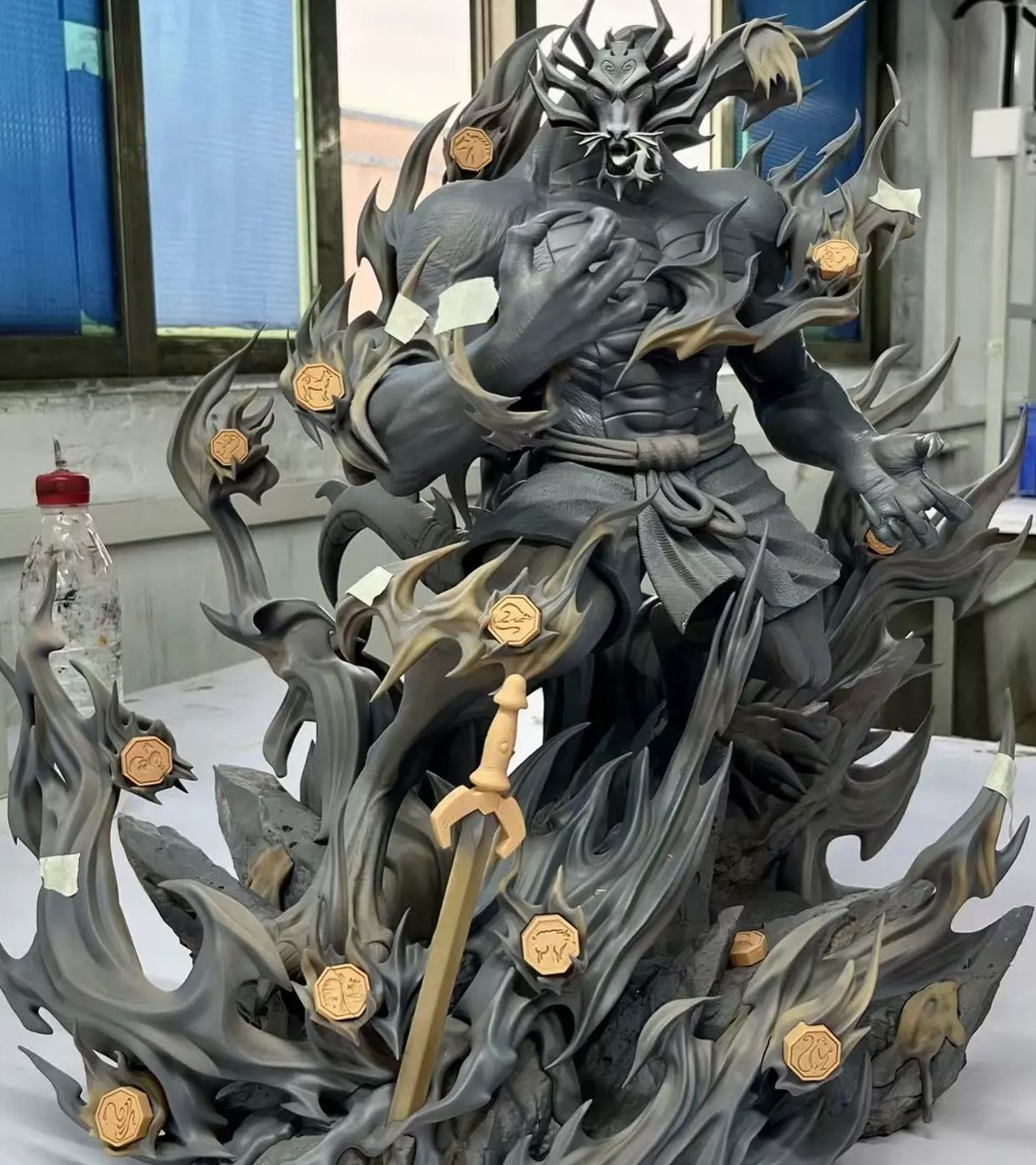 Demon King's Manufacture Studio - Fire Demon Shendu Jackie Chan Adventures Statue 