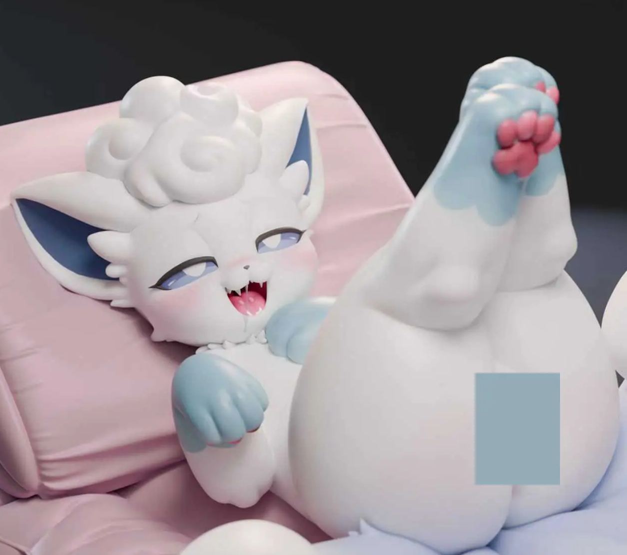 Spirit Demon Studio - Alola Region Vulpix Pokemon Statue