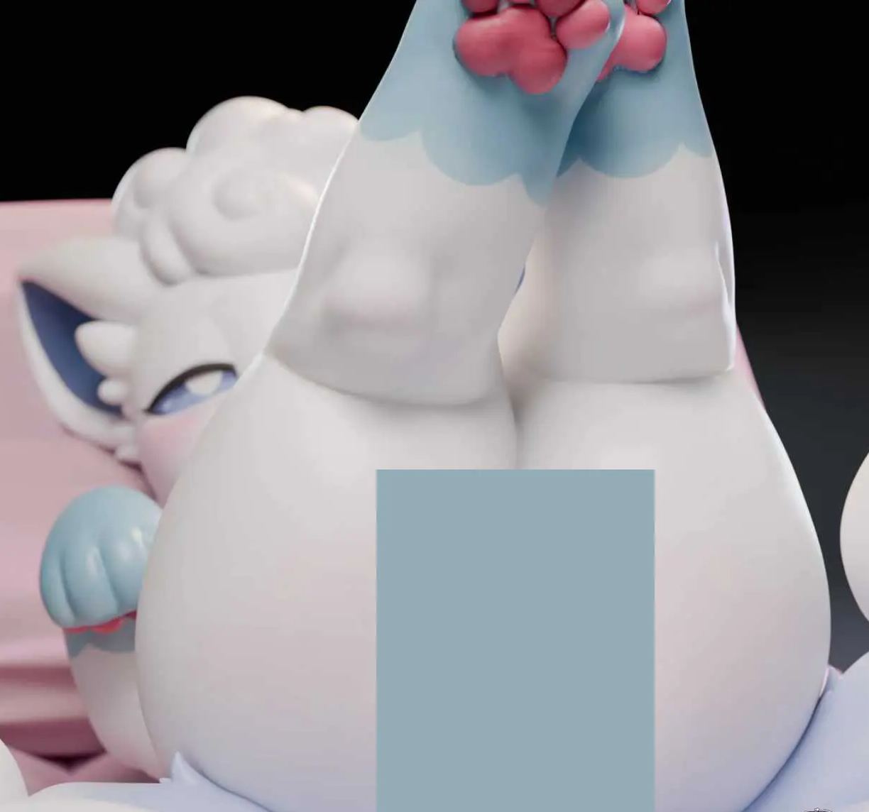 Spirit Demon Studio - Alola Region Vulpix Pokemon Statue