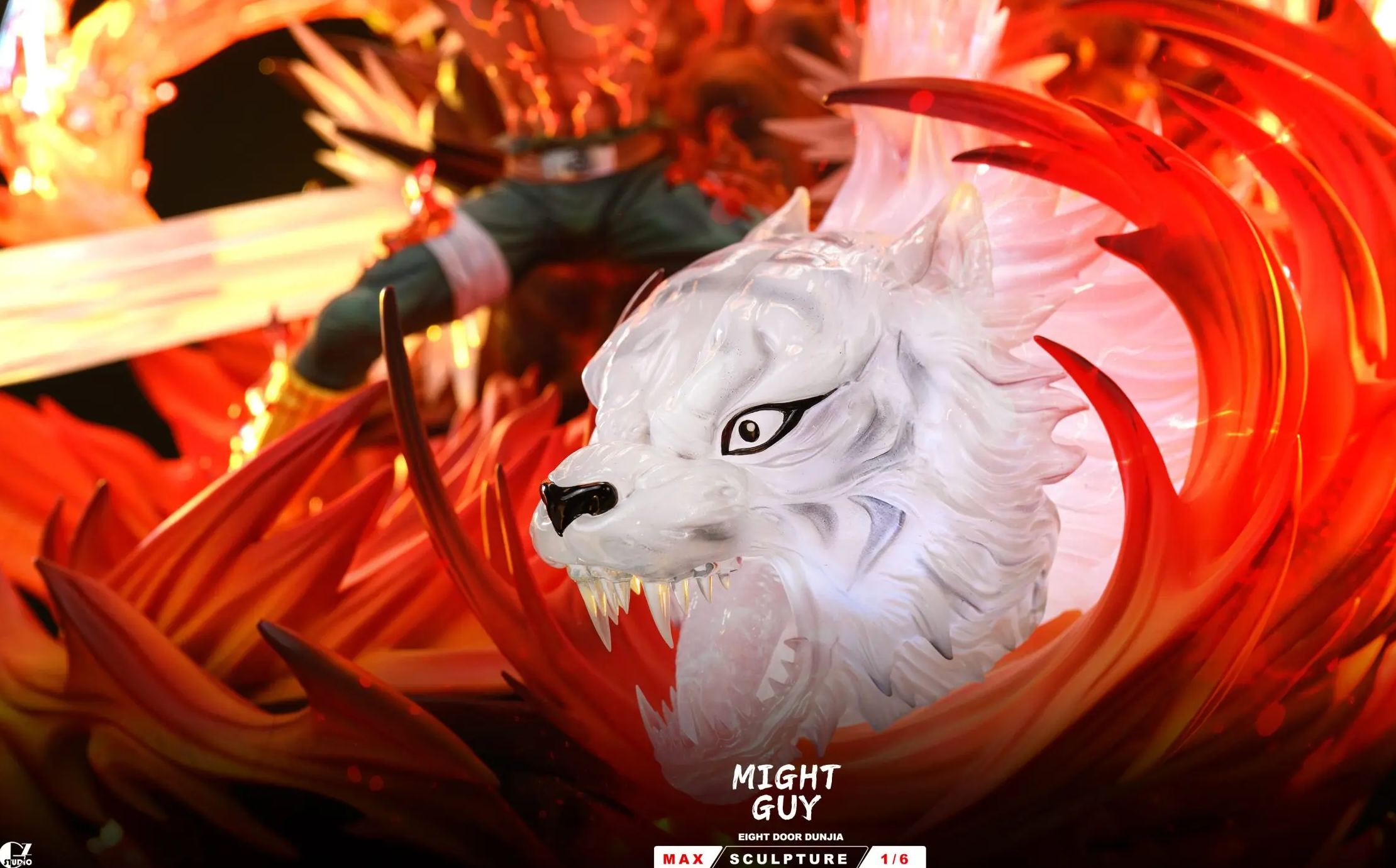 GZ Studio - Azure Beast Eight Gates's Might Guy Naruto Statue