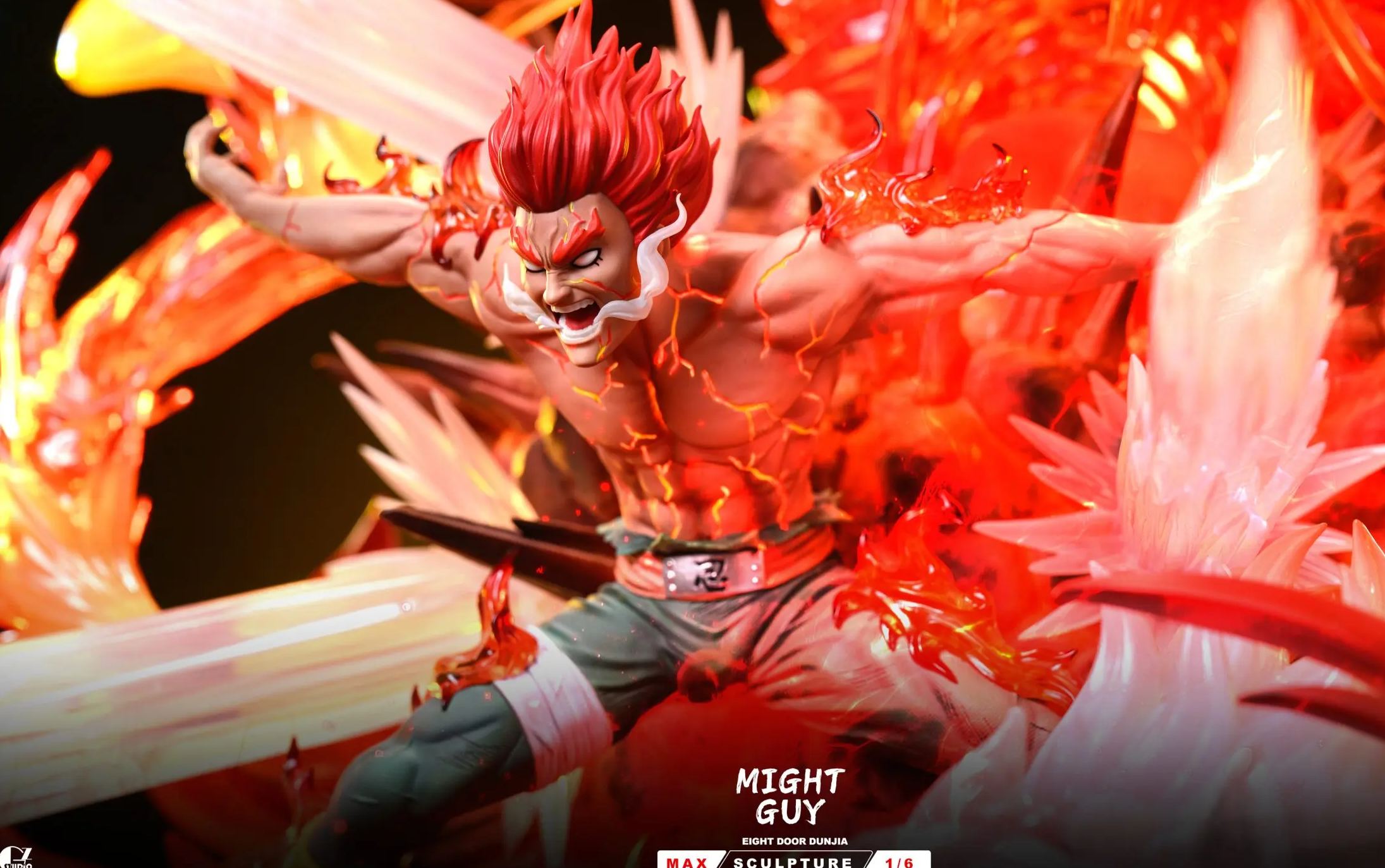 GZ Studio - Azure Beast Eight Gates's Might Guy Naruto Statue
