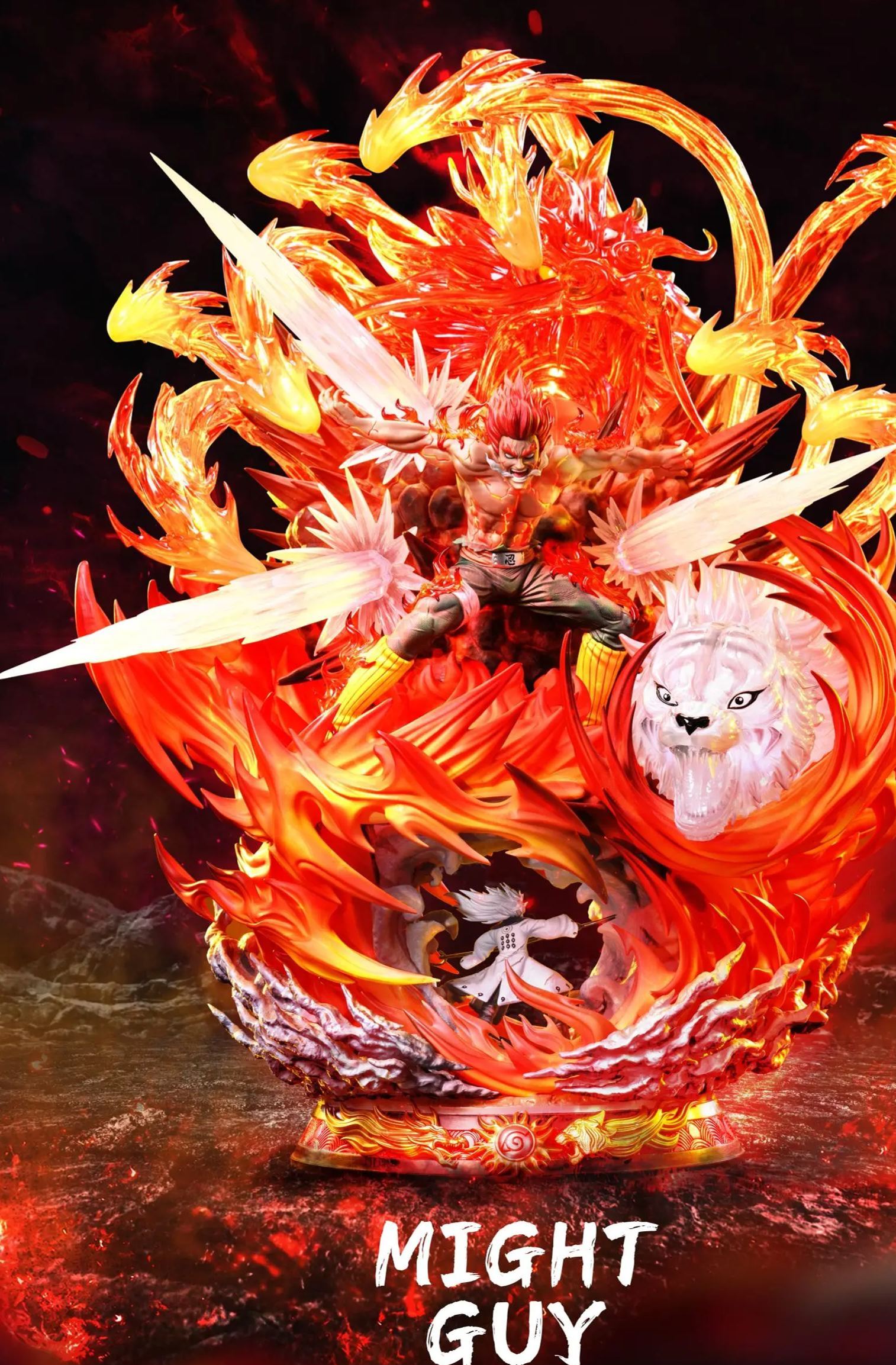 GZ Studio - Azure Beast Eight Gates's Might Guy Naruto Statue