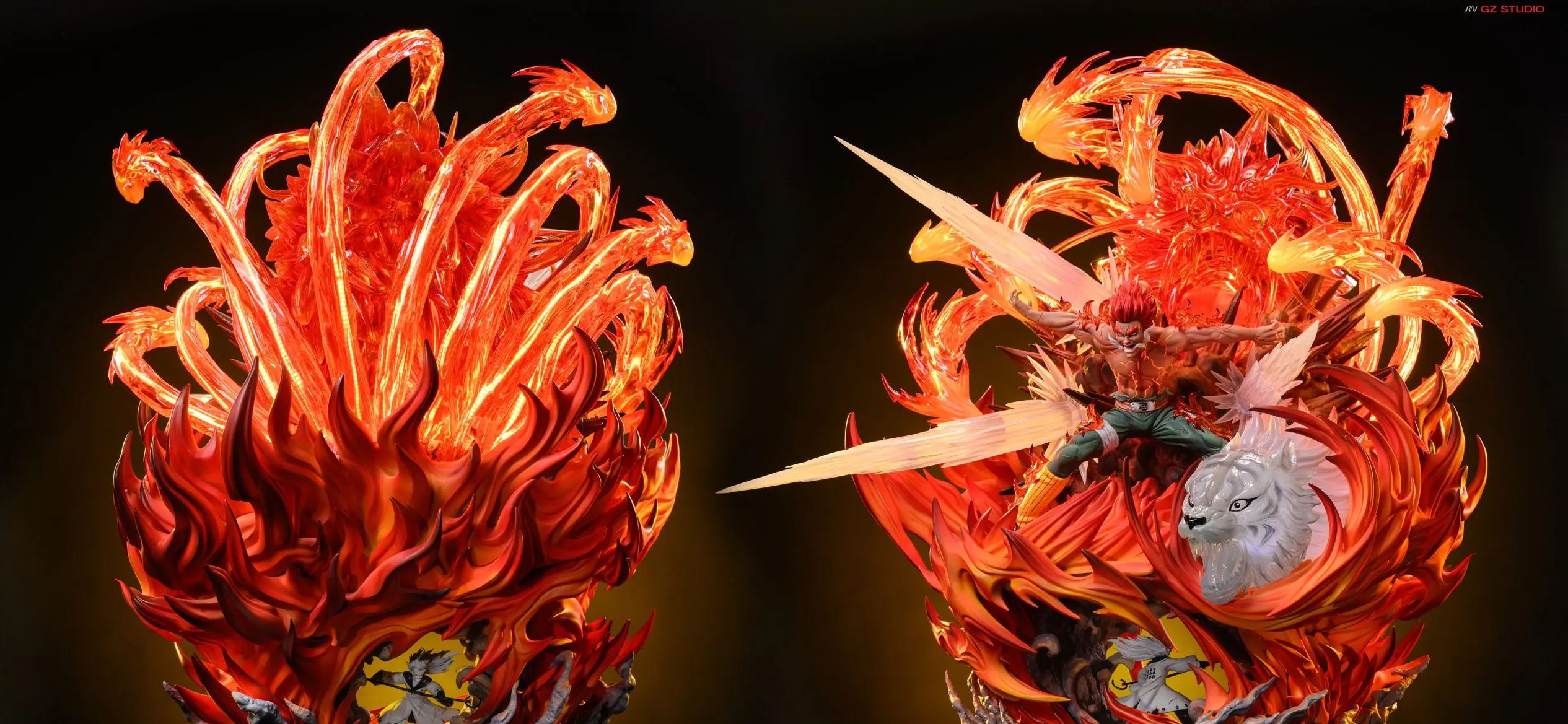 GZ Studio - Azure Beast Eight Gates's Might Guy Naruto Statue