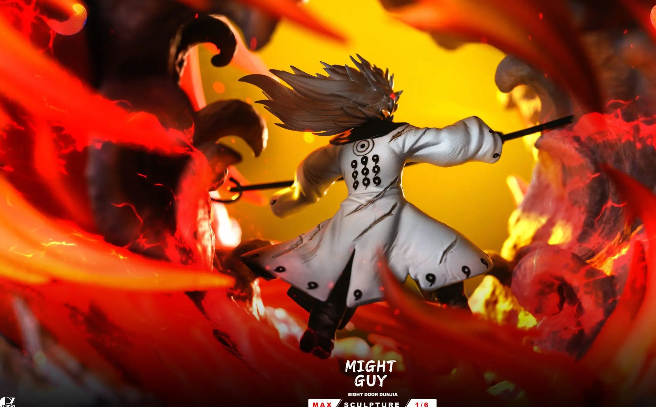 GZ Studio - Azure Beast Eight Gates's Might Guy Naruto Statue