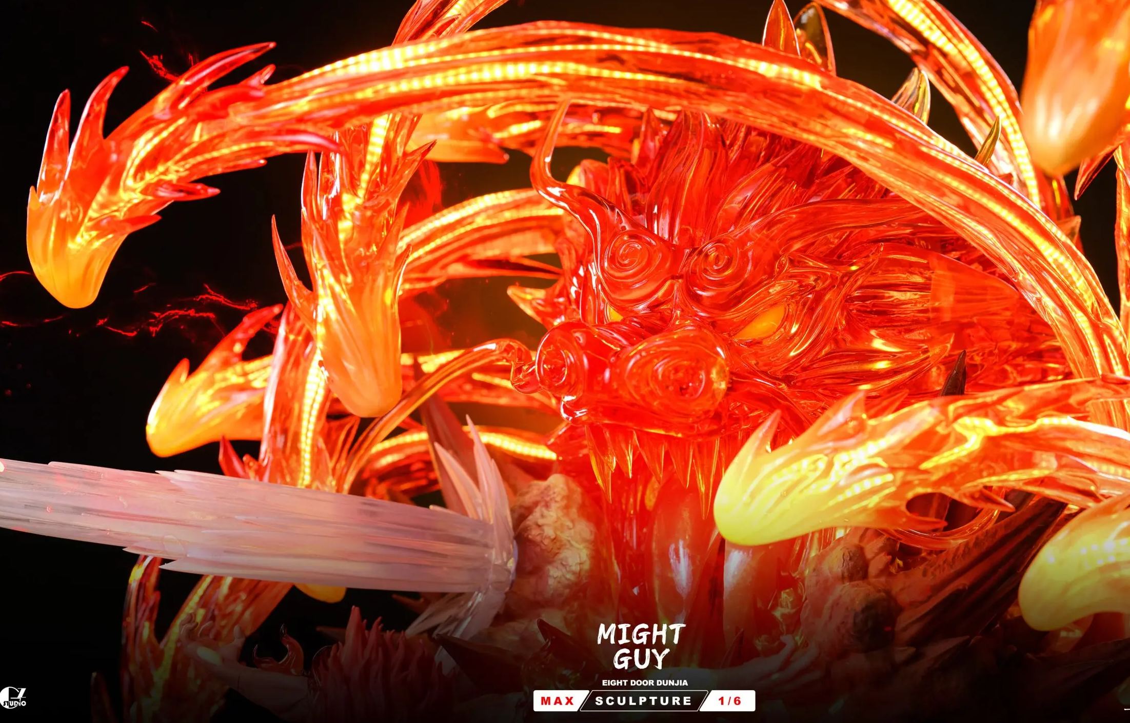 GZ Studio - Azure Beast Eight Gates's Might Guy Naruto Statue