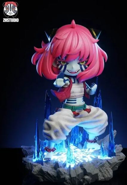 ZH Studio - Anya Forger Cosplay Demon Slayer Akaza Spy x Family Statue