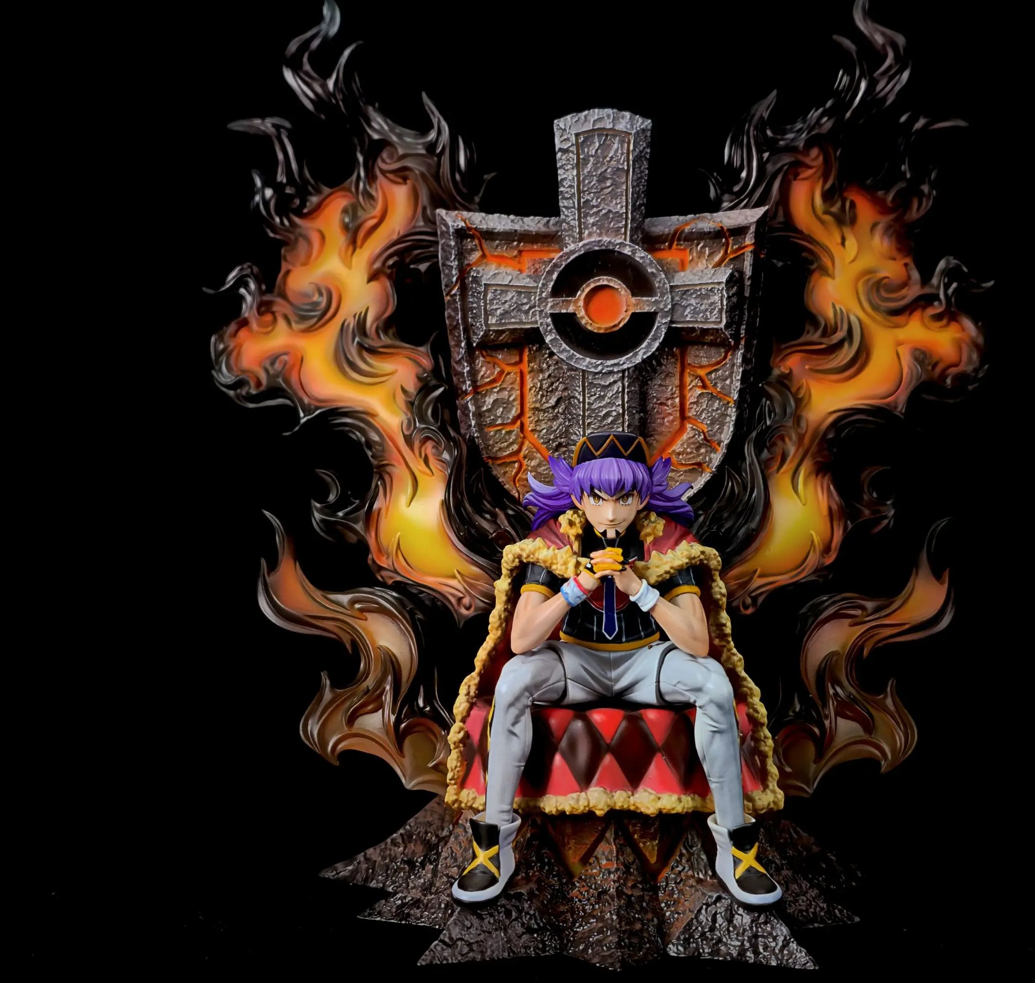 LV.100 Studio - Eight Master Throne Series 01 Leon Pokemon Statue