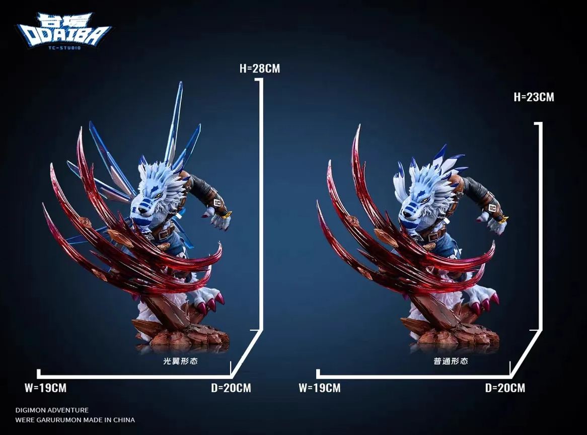 TC Studio - WereGarurumon Kaiser Nail Digimon Statue