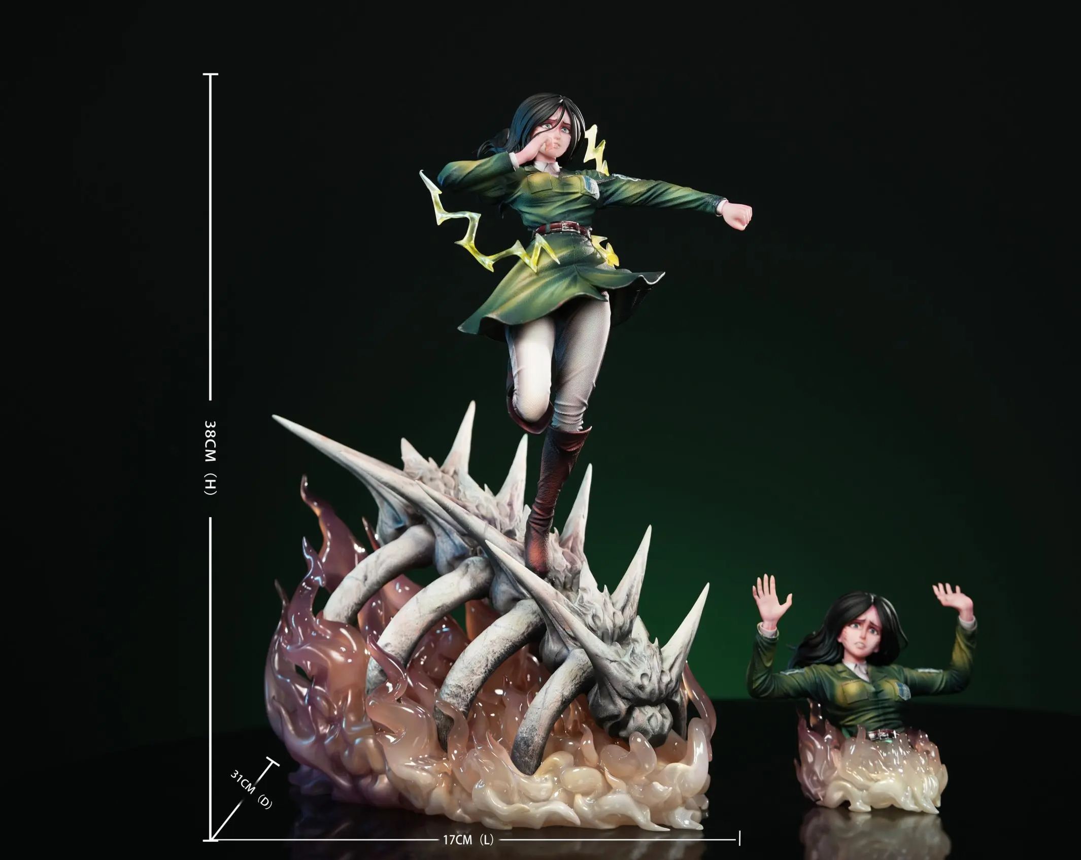 WindJas Studio - Cart Titan Pieck Finger Attack on Titan Statue 