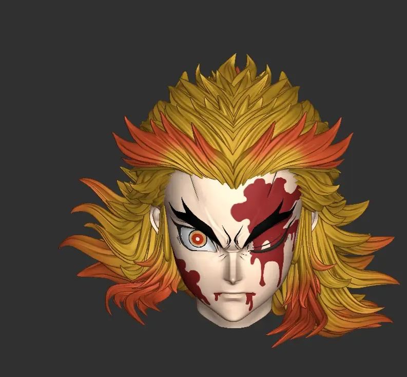 TZ Studio - Flame Hashira Kyojuro Rengoku Demon Slayer Statue 