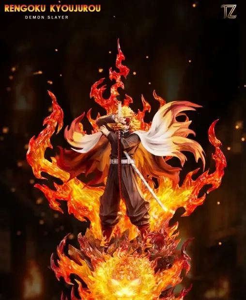 TZ Studio - Flame Hashira Kyojuro Rengoku Demon Slayer Statue 