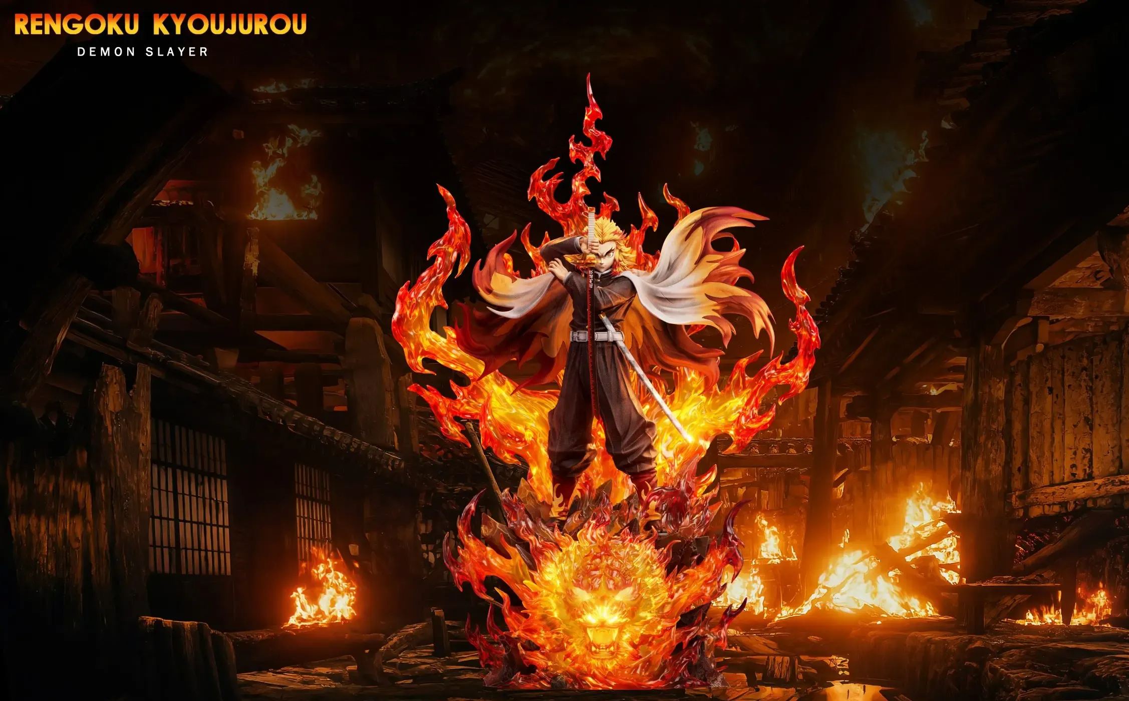TZ Studio - Flame Hashira Kyojuro Rengoku Demon Slayer Statue 
