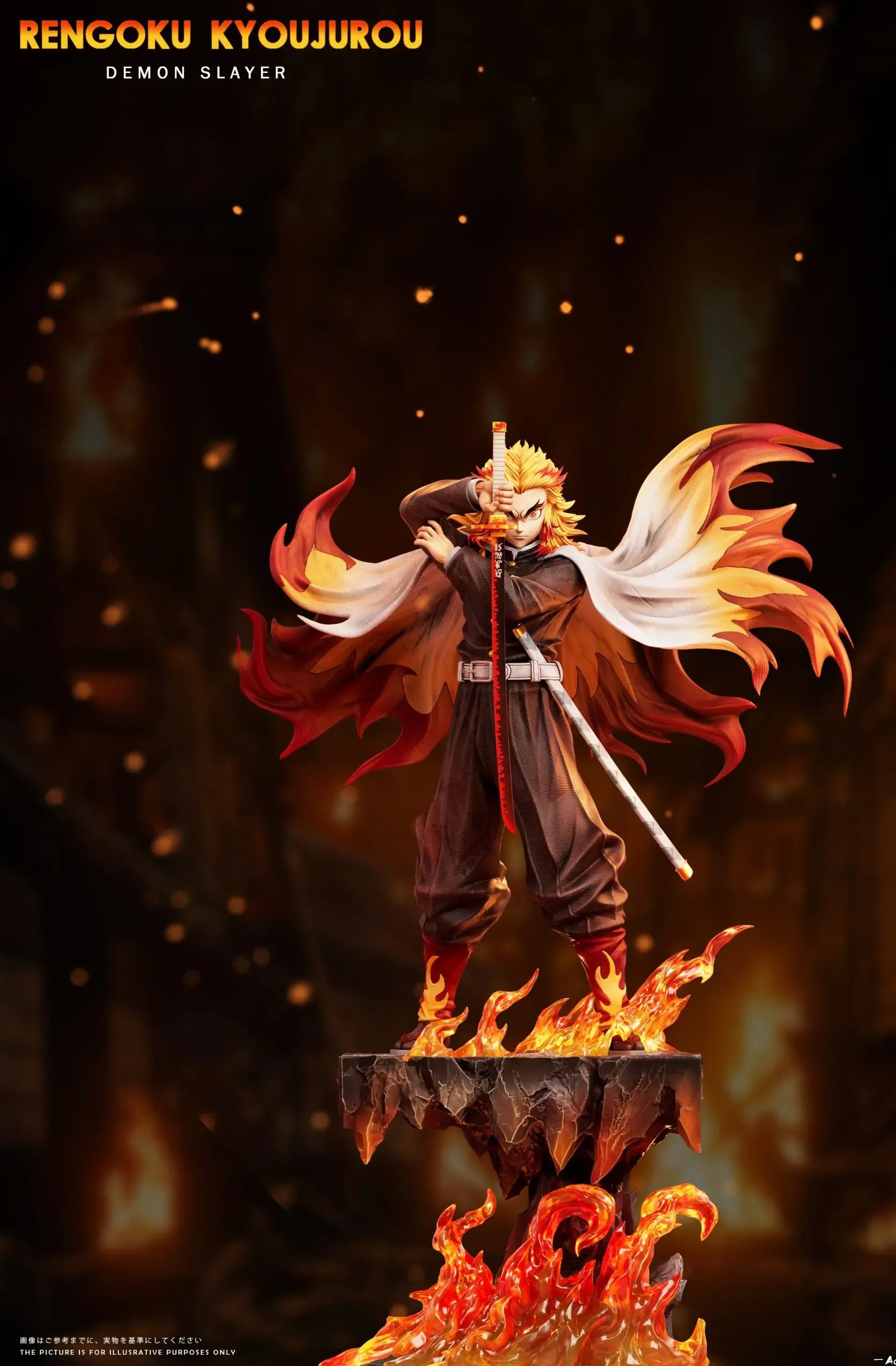 TZ Studio - Flame Hashira Kyojuro Rengoku Demon Slayer Statue 