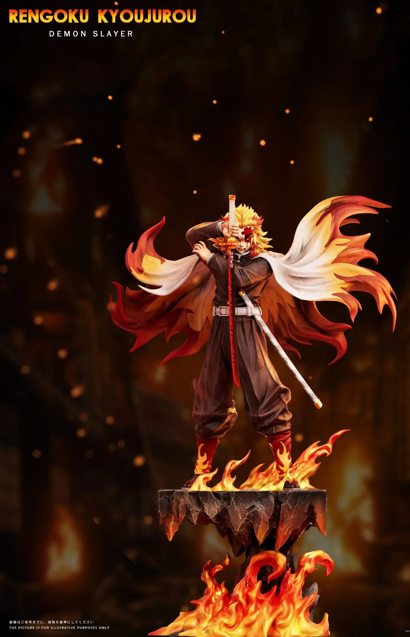 TZ Studio - Flame Hashira Kyojuro Rengoku Demon Slayer Statue 