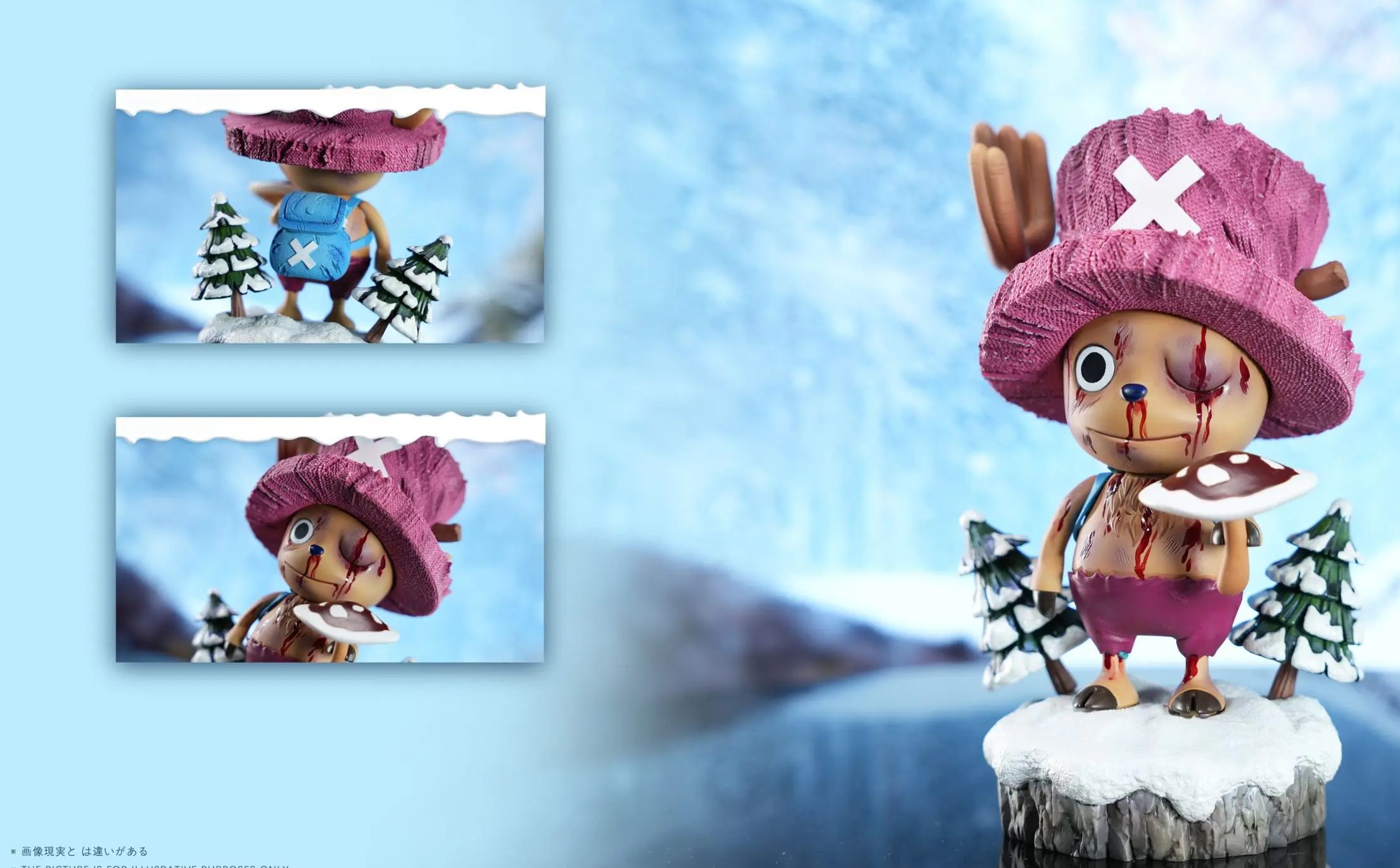 Dream Lab Studio - Famous Scene Series 07X08 Flag-Raising Chopper X Mushroom Chopper One Piece  Statue 