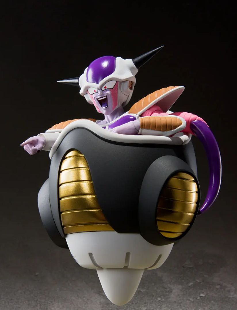 BANDAI SPIRITS - S.H.Figuarts Frieza First Form & Frieza Pod "Dragon Ball Z" (Licensed)Statue