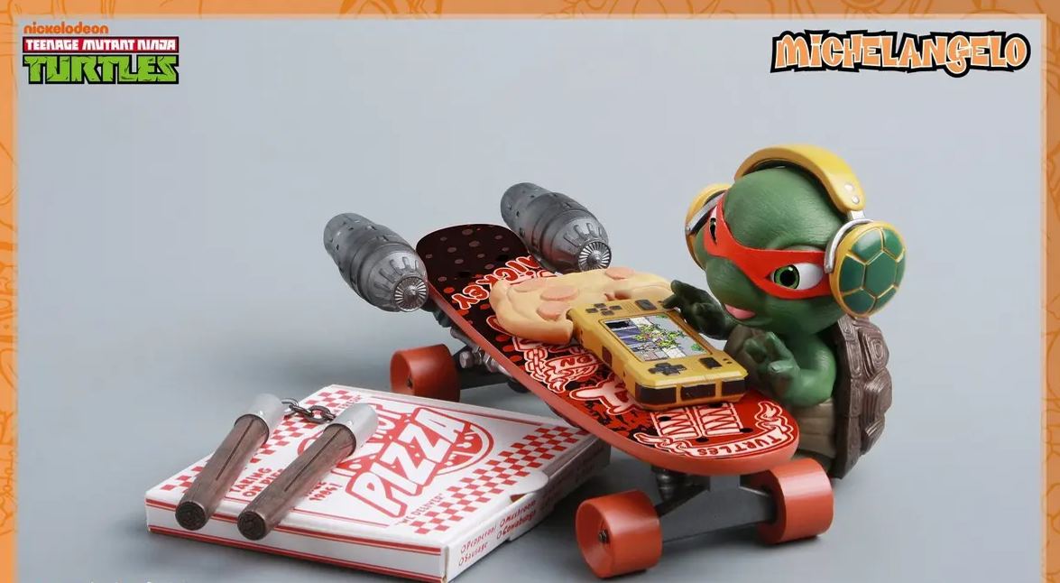 BIGFTOYS - TNMT Michelangelo 40th Anniversary Edition 1/6 Action Figure BIGF-004 (Licensed)Statue 