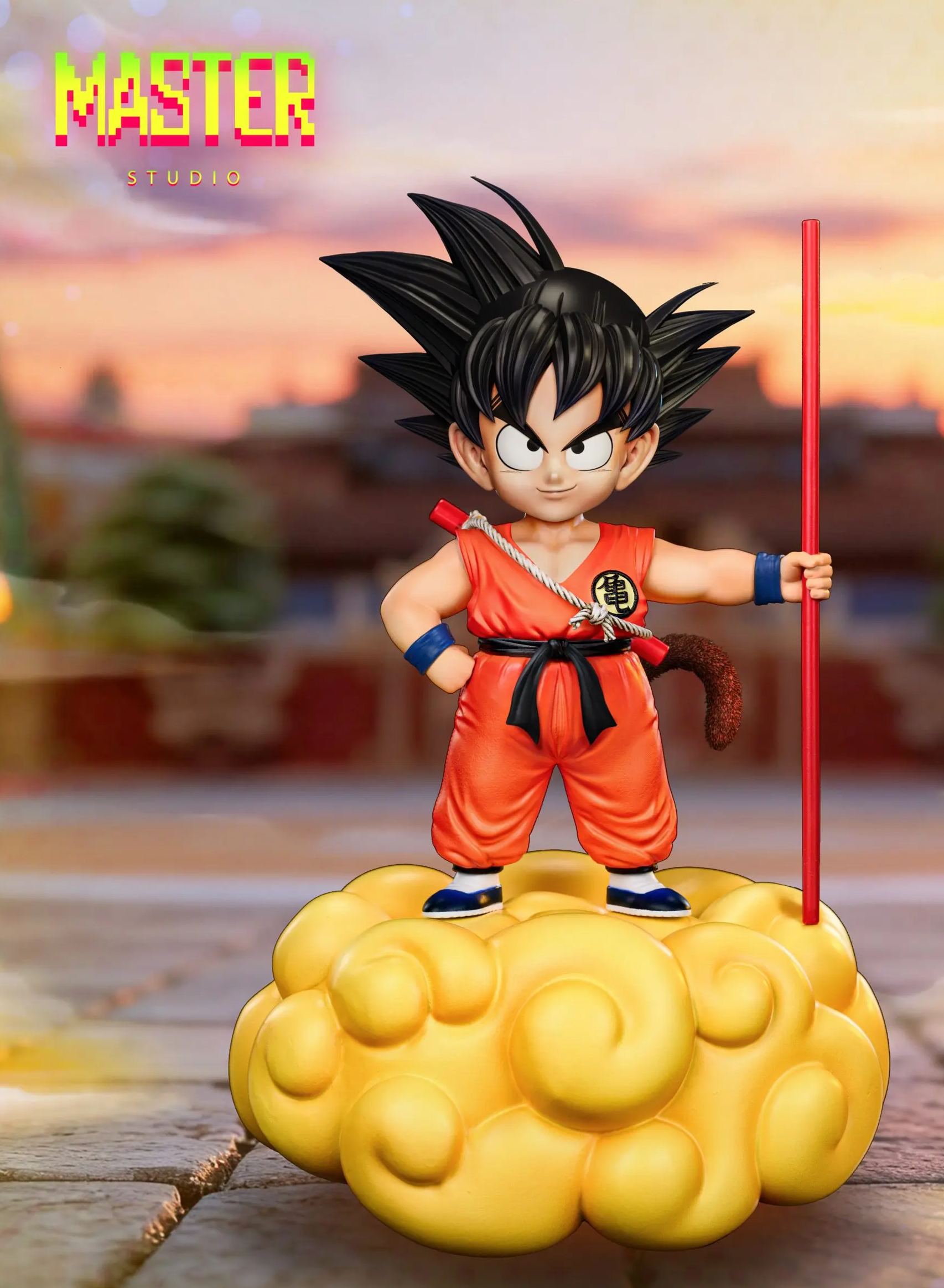 Master Studio-Dragon Ball Classic Scenes Part 3 Childhood Goku Dragon Ball Statue 