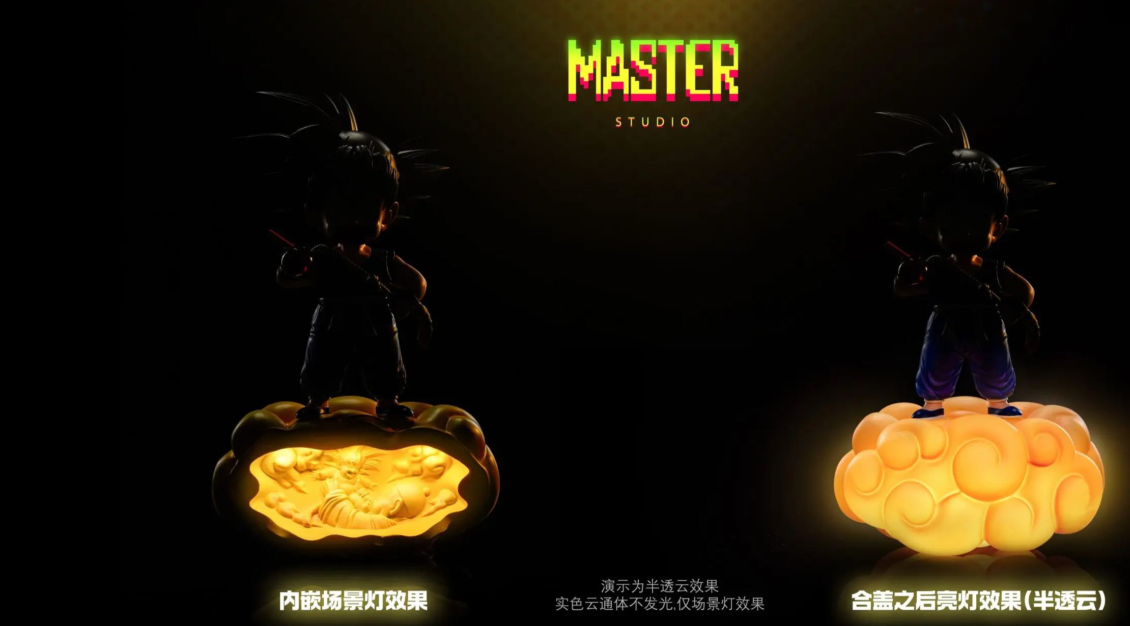 Master Studio-Dragon Ball Classic Scenes Part 3 Childhood Goku Dragon Ball Statue 