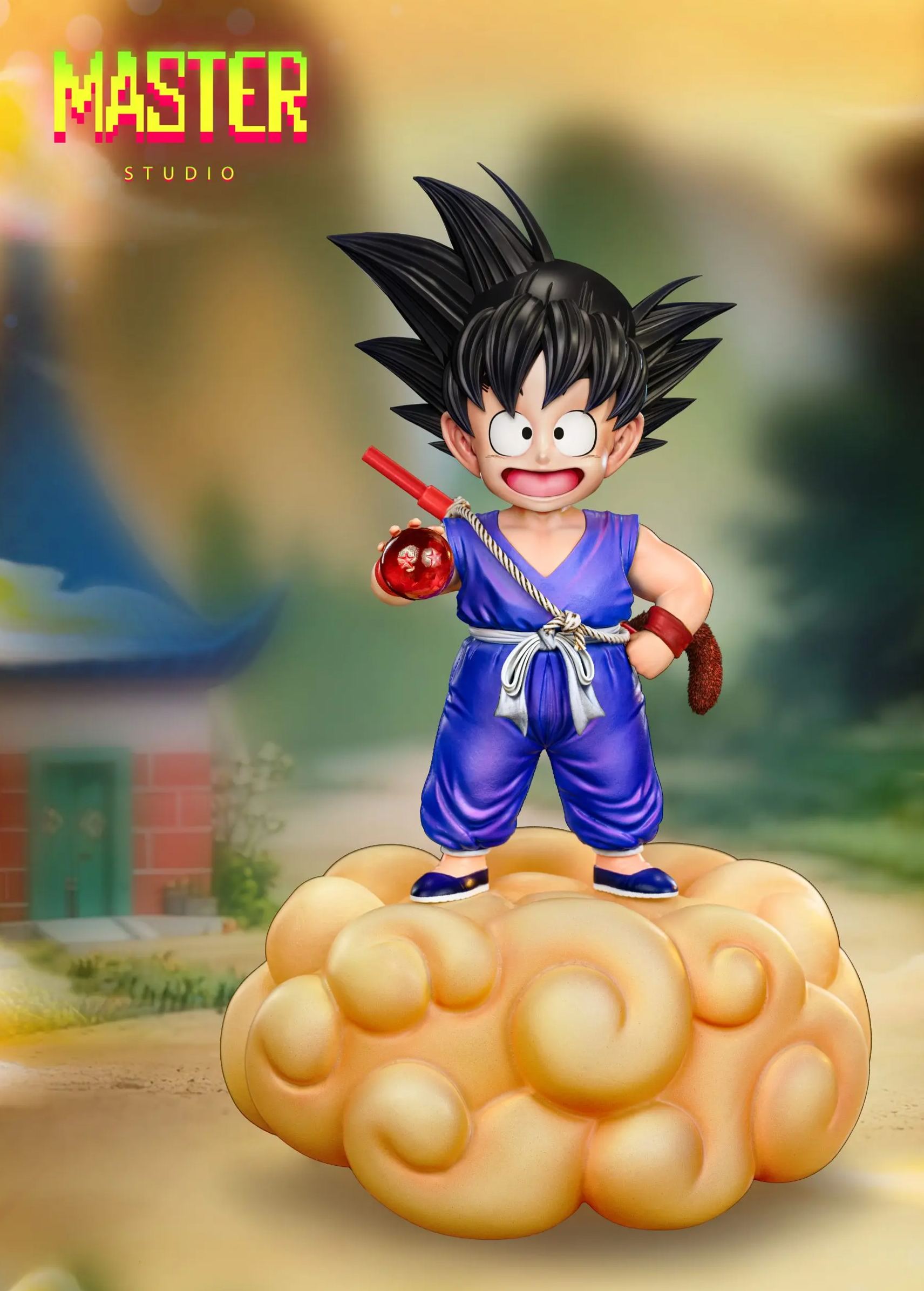 Master Studio-Dragon Ball Classic Scenes Part 3 Childhood Goku Dragon Ball Statue 