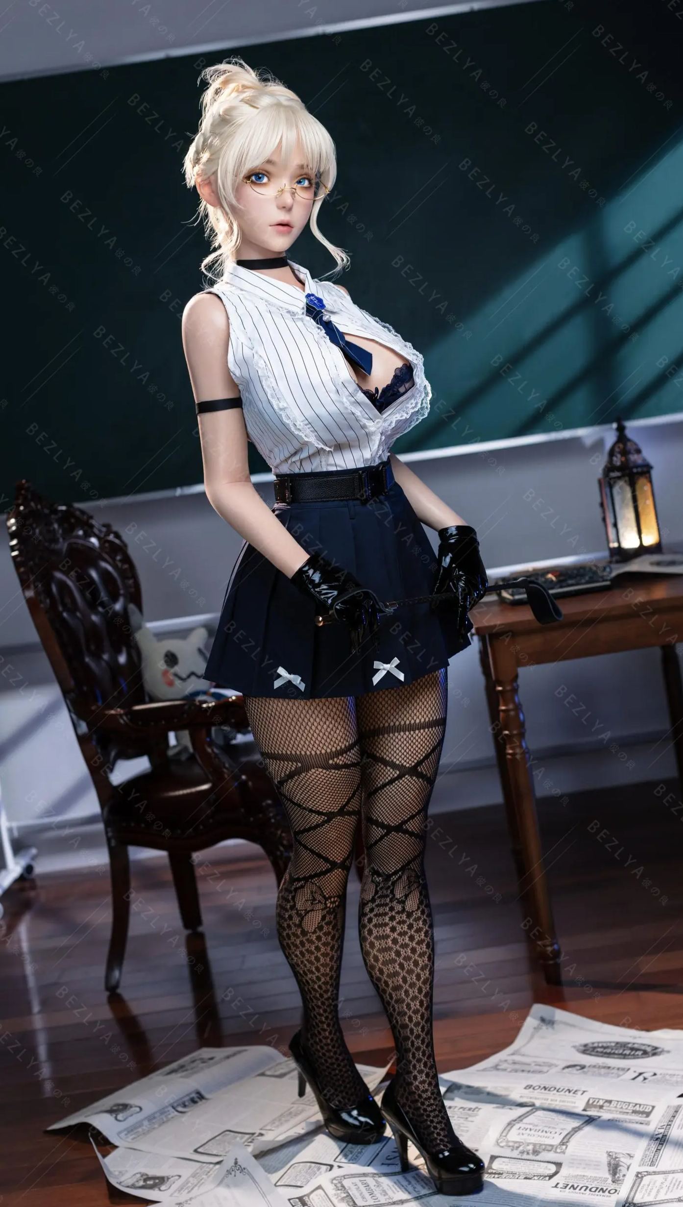 Bezlya - 2.2CF Series Forbidden Sacrament Church - Violet - No. 1 Makeup - 1/1 Silicone Doll (Licensed)Statue 