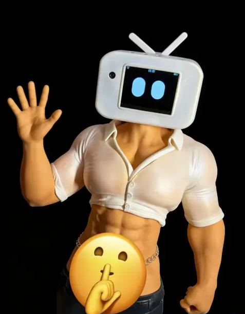 Salted Fish Studio - AI Salted Fish "hi" X "waiter" Statue (Licensed) Statue