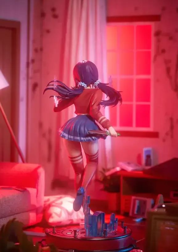 Rooar Studio - Miside - Good MiTa x Evil Knife-Wielding MiTa 1/7 Scale Figure (Licensed)Statue