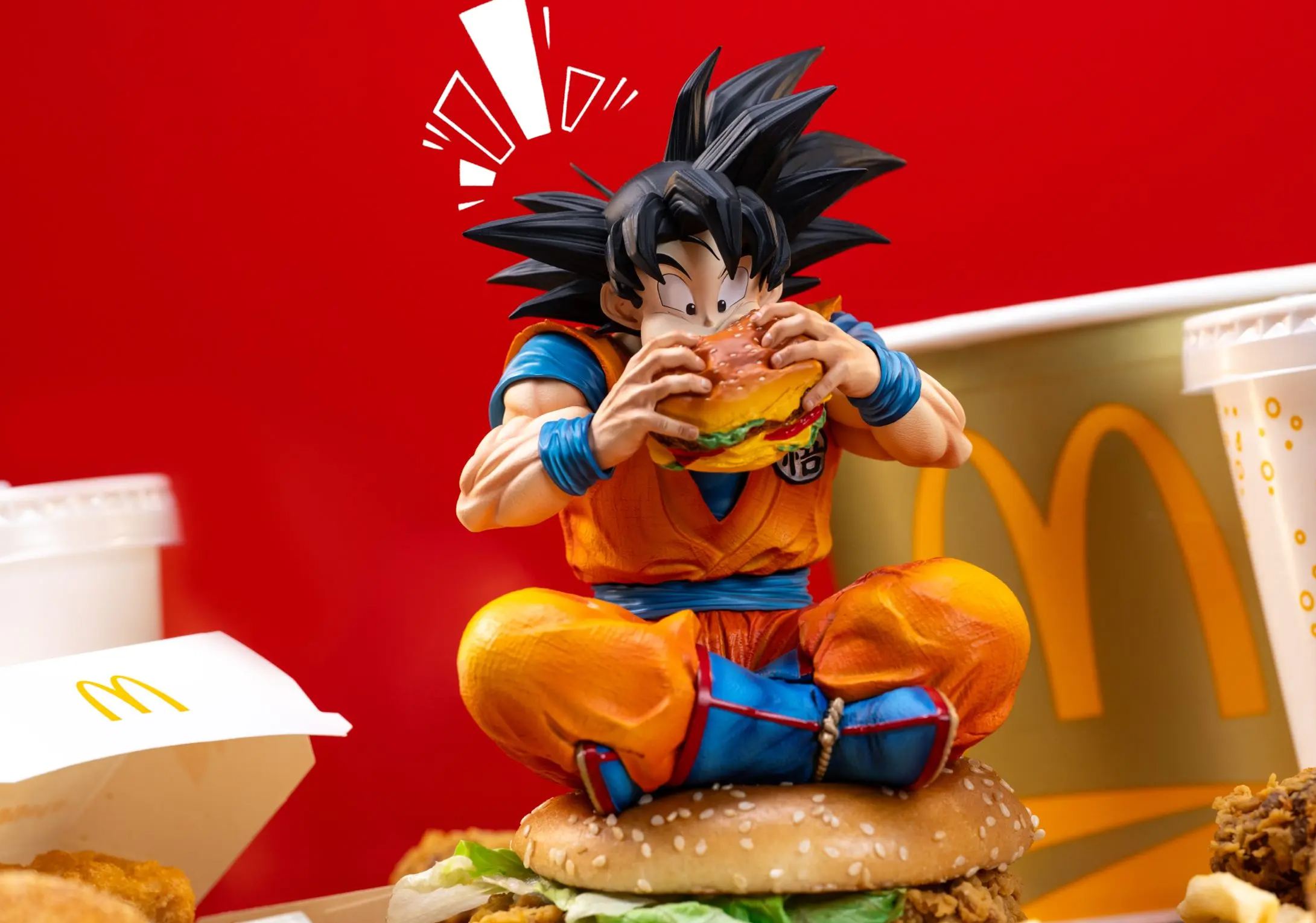 HS Studio - Hamburger Son Goku Dragon Ball Statue