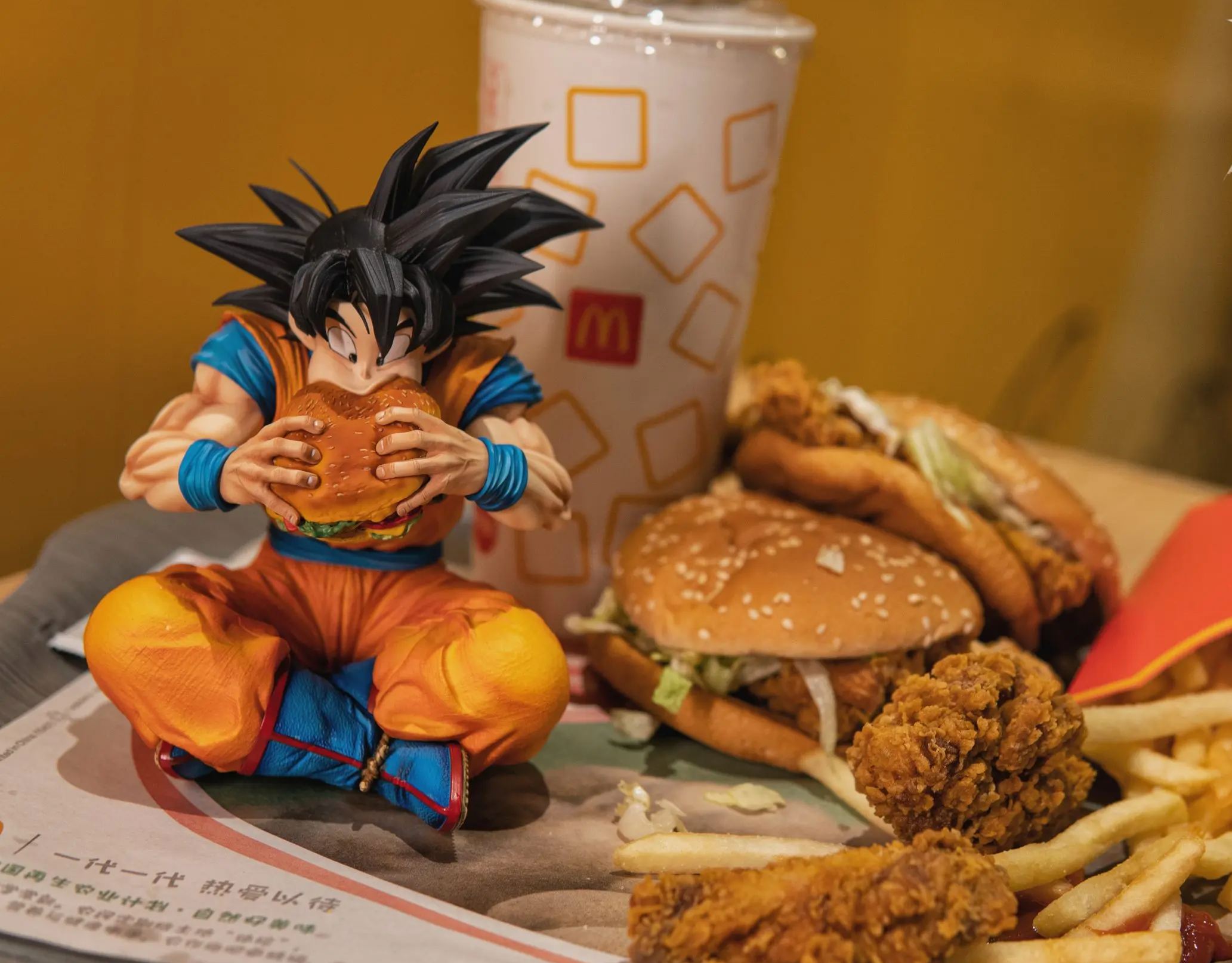 HS Studio - Hamburger Son Goku Dragon Ball Statue