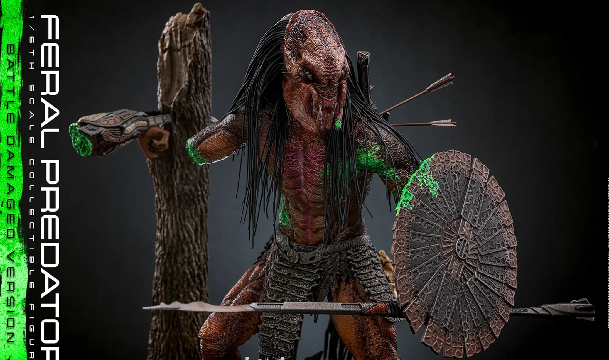 Hottoys - 1/6 Prey: The Predator - TMS173 Rampage Predator Battle-Damaged Ver. Action Figure (Licensed) Statue