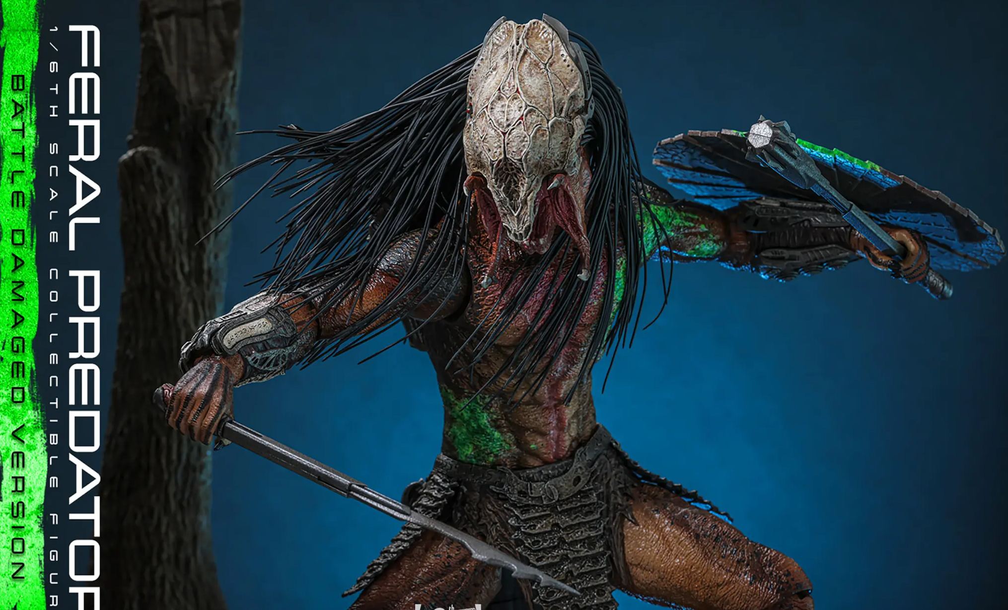 Hottoys - 1/6 Prey: The Predator - TMS173 Rampage Predator Battle-Damaged Ver. Action Figure (Licensed) Statue