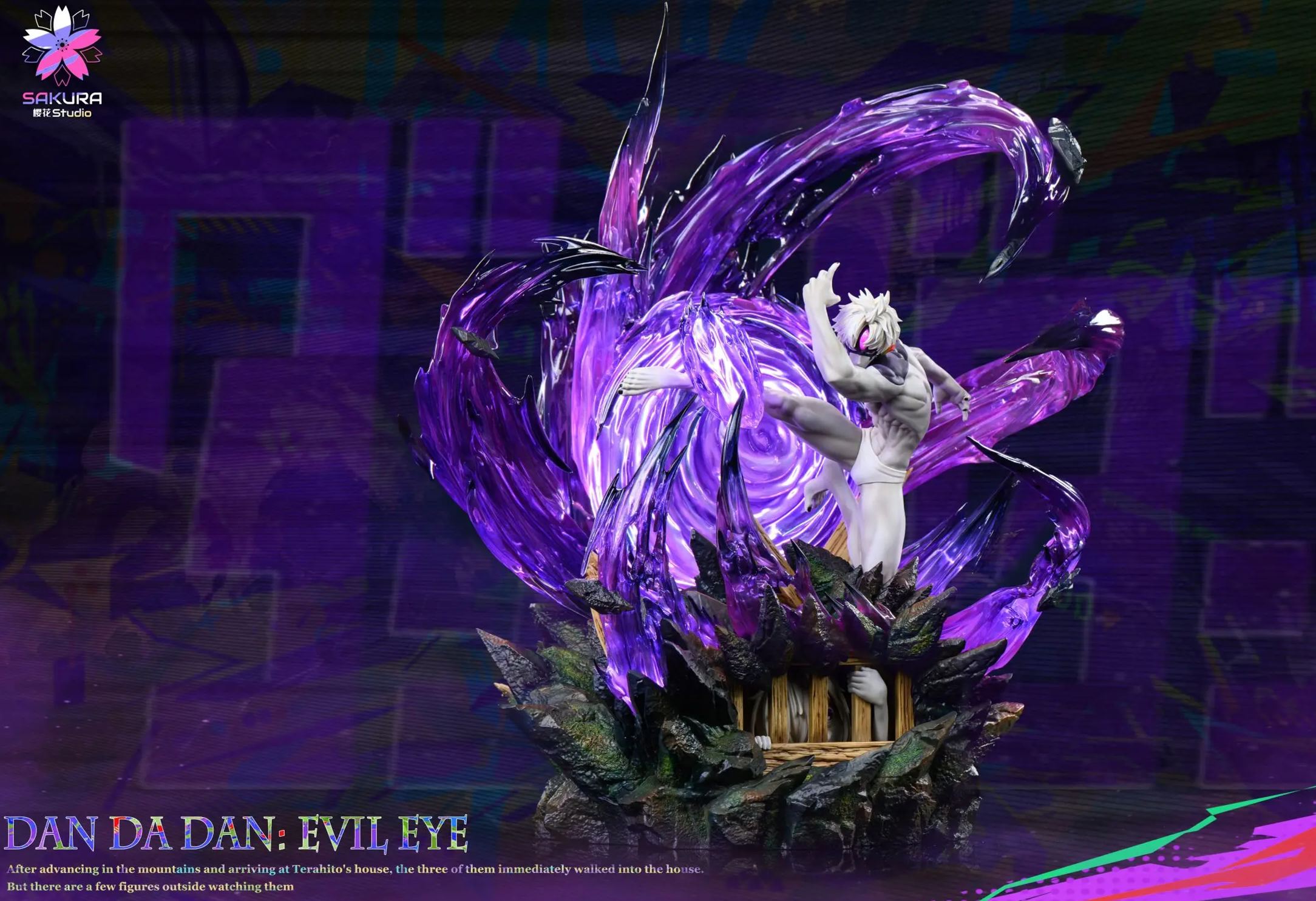 Sakura Studio - Jiji (Evil Vision) Main Characters Series Dandadan Statue