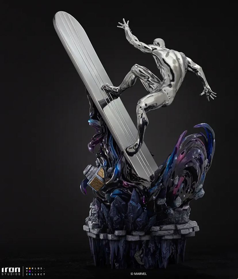 Iron Studio - Silver Surfer - Infinity Gauntlet Diorama - BDS Art Scale 1-10 Statue MARCAS132725-10 Licensed